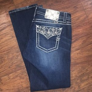 Miss Me Mid-Rise Easy Ankle-Skinny Jeans, Sz 31